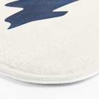 Dala Horse - Navy Blue Bath Mat Gallery Image 3