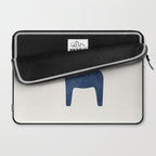 Dala Horse - Navy Blue Laptop Sleeve Gallery Image 2