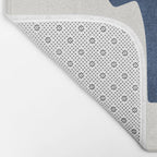 Dala Horse - Navy Blue Bath Mat Gallery Image 2