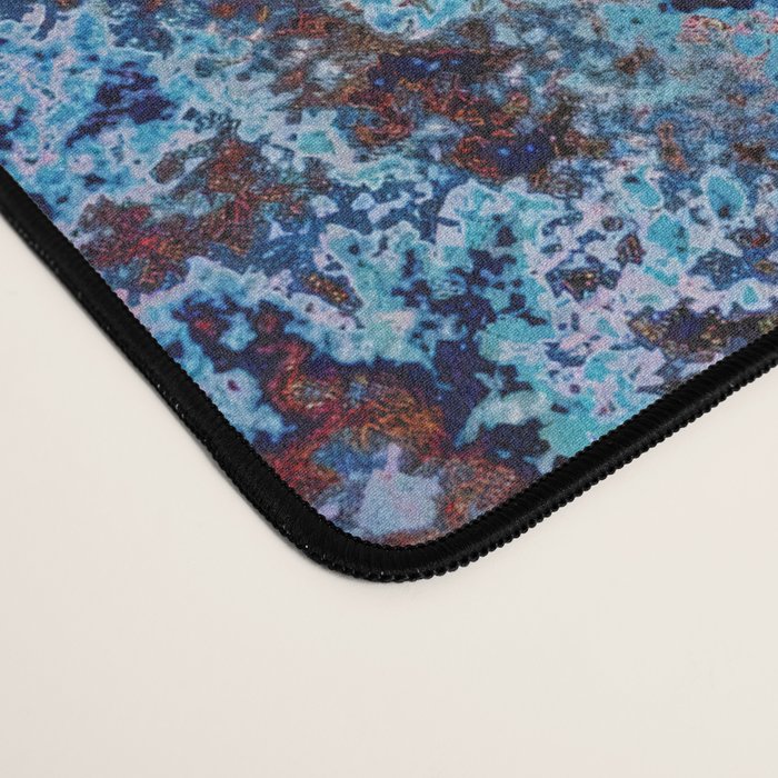 Vintage Rust, Copper and Blue Desk Mat Gallery Image 4