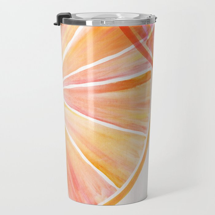 Summer Citrus Party Watercolor Travel Mug Gallery Image 3