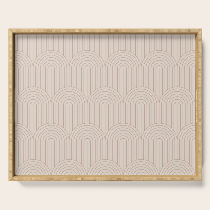 Art Deco Arch Pattern XIV Serving Tray Gallery Image 1
