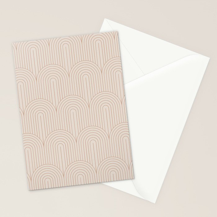 Art Deco Arch Pattern XIV Stationery Card Gallery Image 2
