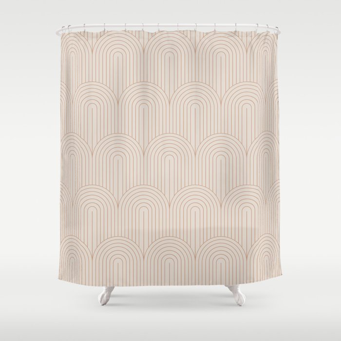 Art Deco Arch Pattern XIV Shower Curtain Gallery Image 1