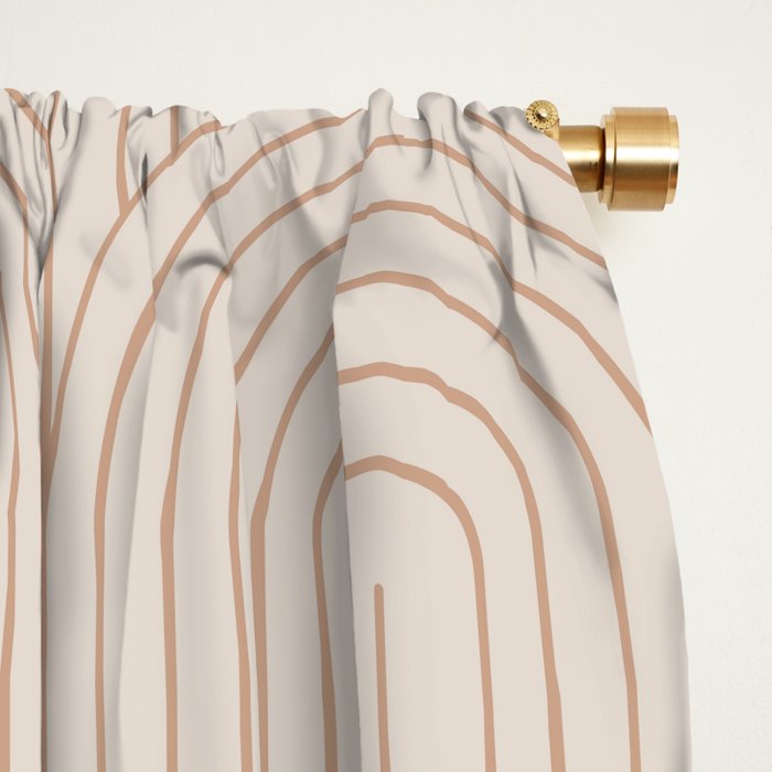 Art Deco Arch Pattern XIV Window Curtain Gallery Image 2