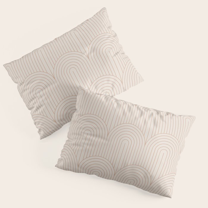 Art Deco Arch Pattern XIV Pillow Sham Gallery Image 1