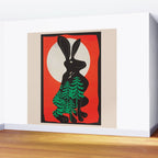 Black Rabbit 3 Wall Mural Gallery Image 2