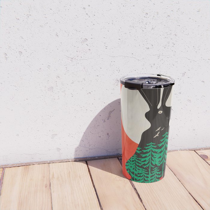 Black Rabbit 3 Travel Mug Gallery Image 4