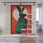Black Rabbit 3 Wall Mural Gallery Image 1