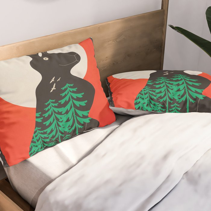 Black Rabbit 3 Pillow Sham Gallery Image 2