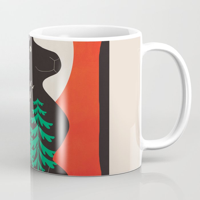 Black Rabbit 3 Coffee Mug Gallery Image 1