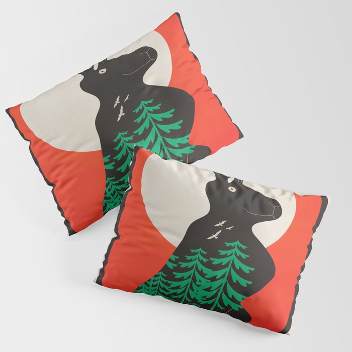 Black Rabbit 3 Pillow Sham Gallery Image 3