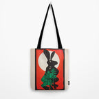 Black Rabbit 3 Tote Bag Gallery Image 2