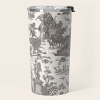 Antique 19th Century French Toile de Jouy Travel Mug Gallery Image 2