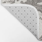 Antique 19th Century French Toile de Jouy Bath Mat Gallery Image 2