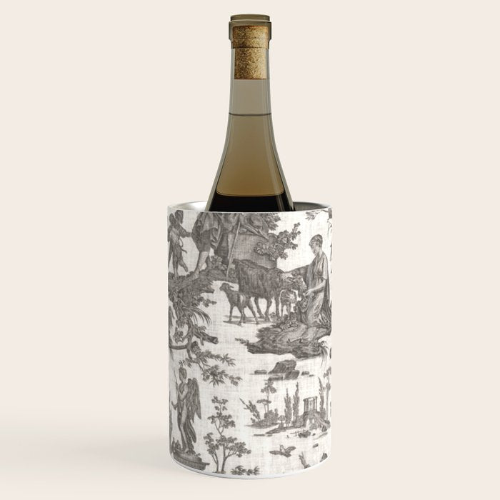 Antique 19th Century French Toile de Jouy Wine Chiller Gallery Image 3