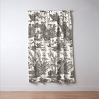 Antique 19th Century French Toile de Jouy Window Curtain Gallery Image 3