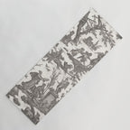 Antique 19th Century French Toile de Jouy Yoga Mat Gallery Image 1