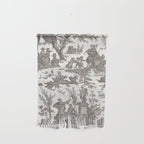 Antique 19th Century French Toile de Jouy Wall Hanging Gallery Image 1