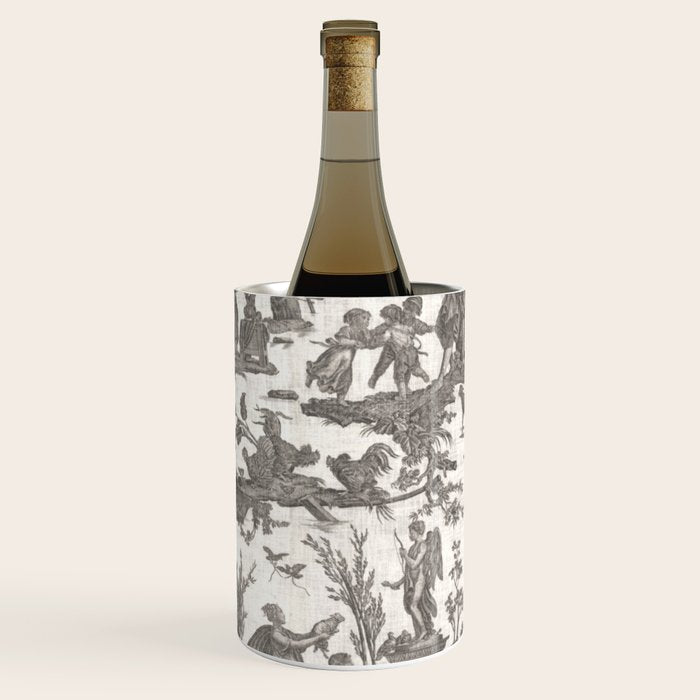Antique 19th Century French Toile de Jouy Wine Chiller Gallery Image 1