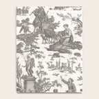 Antique 19th Century French Toile de Jouy Notebook Gallery Image 4
