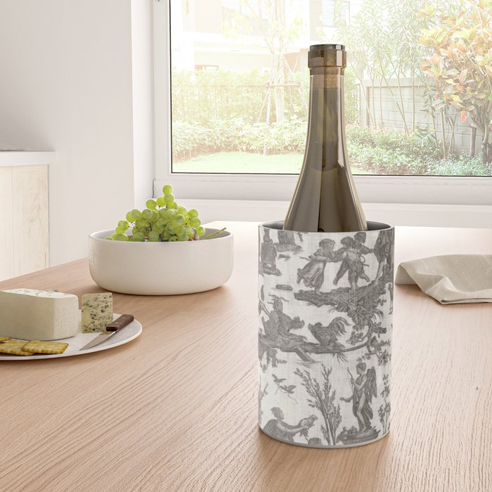 Antique 19th Century French Toile de Jouy Wine Chiller Gallery Image 4