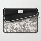 Antique 19th Century French Toile de Jouy Laptop Sleeve Gallery Image 2