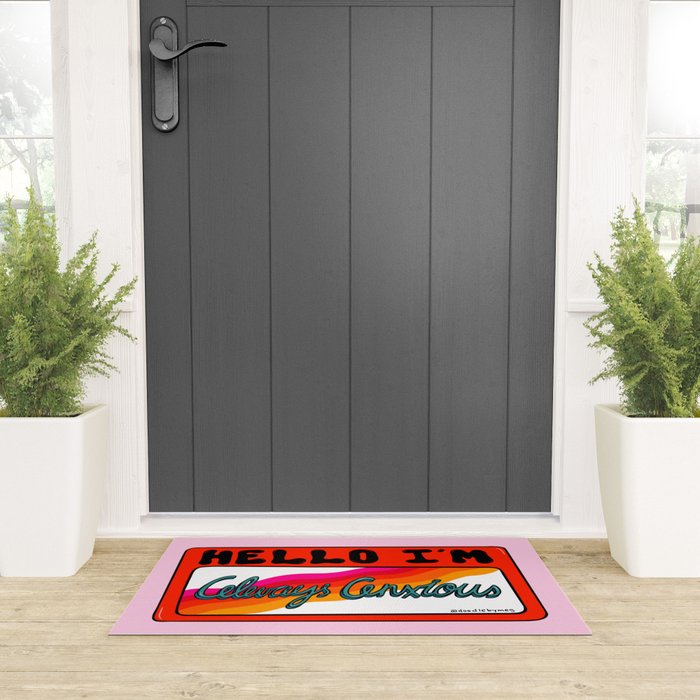 Always Anxious Welcome Mat Gallery Image 3
