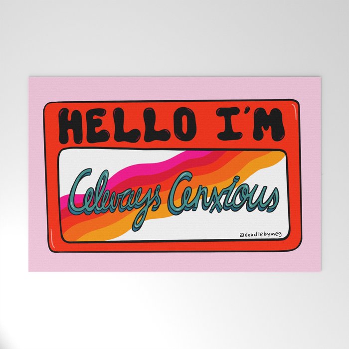 Always Anxious Welcome Mat Gallery Image 1