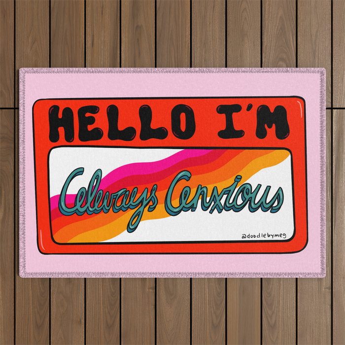 Always Anxious Outdoor Rug Gallery Image 1
