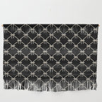 Bows & Ribbons Pattern XLVII Black and White Wall Hanging Gallery Image 1