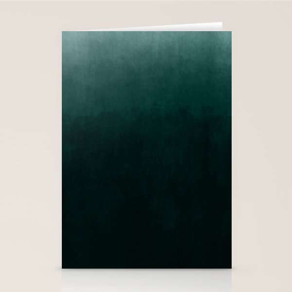 Ombre Emerald Stationery Card Gallery Image 2