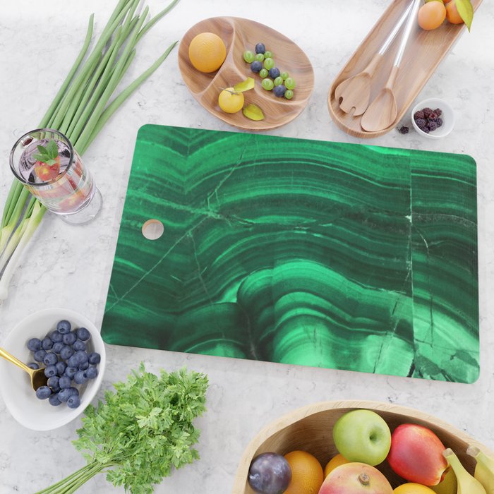 Malachite Texture Cutting Board Gallery Image 2