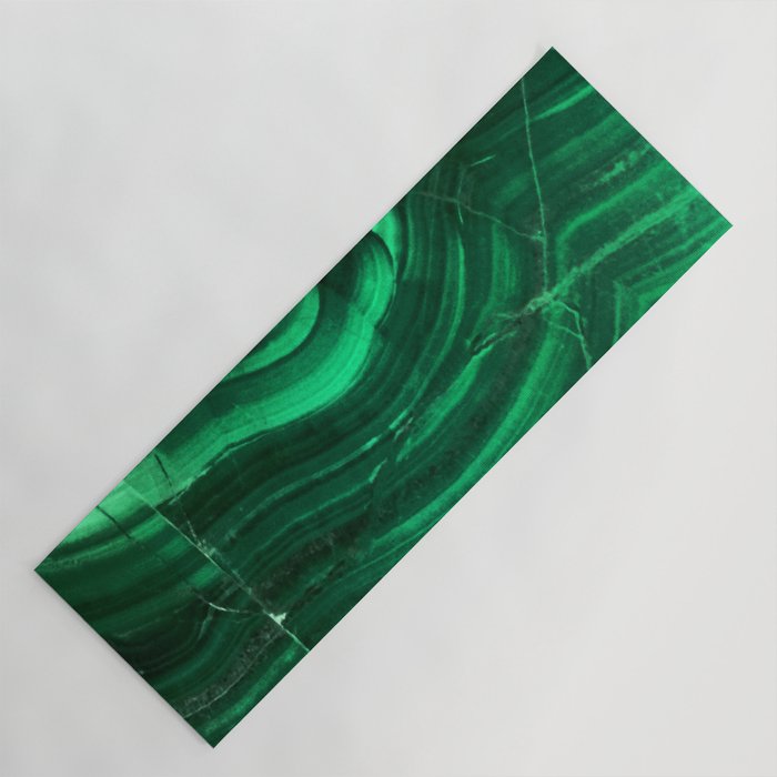 Malachite Texture Yoga Mat Gallery Image 1
