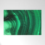 Malachite Texture Welcome Mat Gallery Image 1