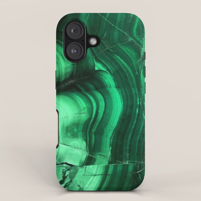 Malachite Texture iPhone Case Gallery Image 1