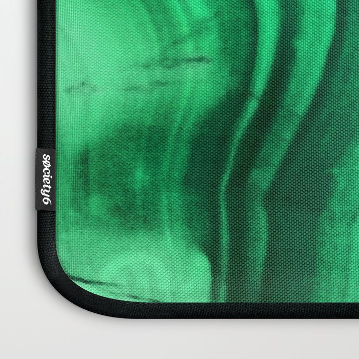 Malachite Texture Laptop Sleeve Gallery Image 3