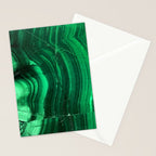 Malachite Texture Stationery Card Gallery Image 2