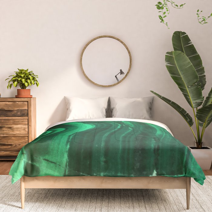 Malachite Texture Comforter Gallery Image 3