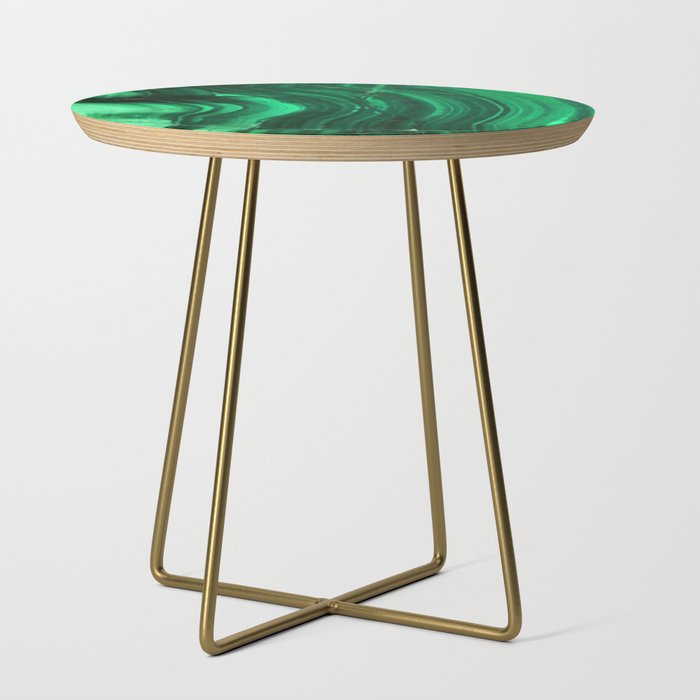 Malachite Texture Side Table Gallery Image 1