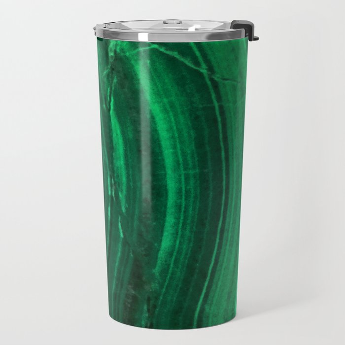 Malachite Texture Travel Mug Gallery Image 2