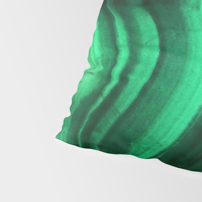 Malachite Texture Pillow Sham Gallery Image 4