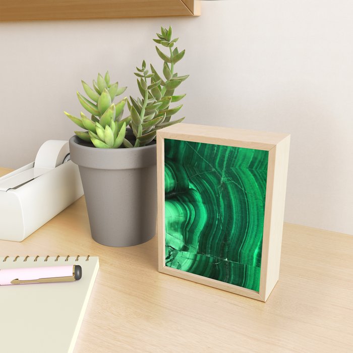 Malachite Texture Mini Art Print Gallery Image 2