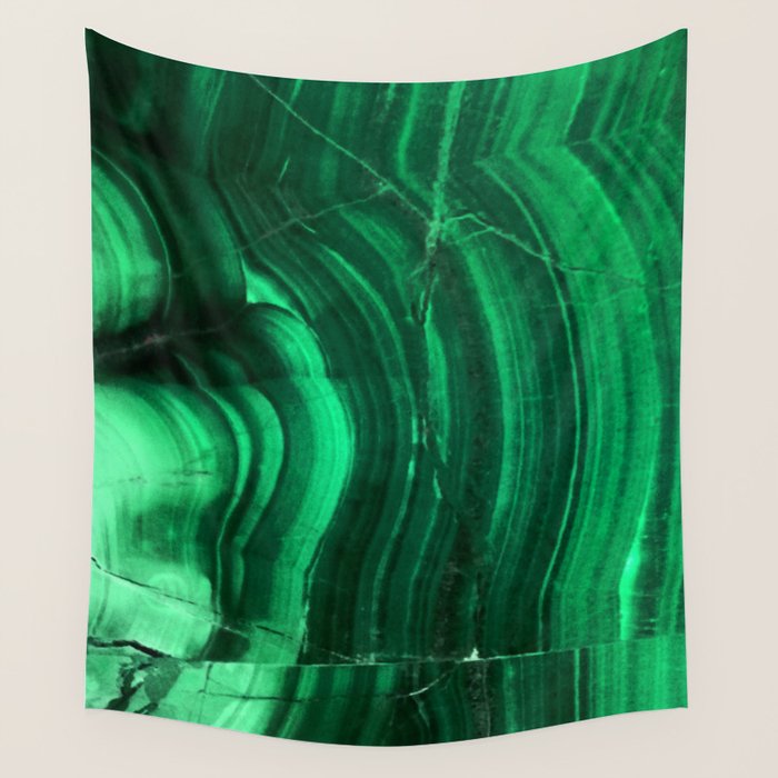 Malachite Texture Wall Tapestry Gallery Image 4