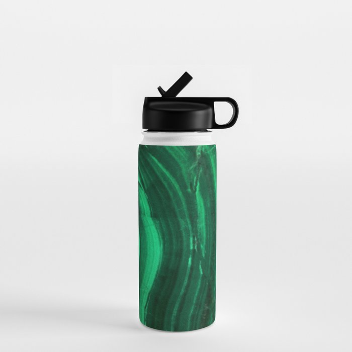 Malachite Texture Water Bottle Gallery Image 1