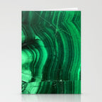 Malachite Texture Stationery Card Gallery Image 2