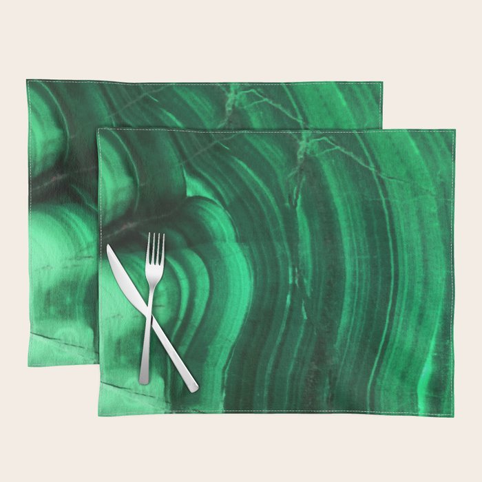 Malachite Texture Placemat Gallery Image 1
