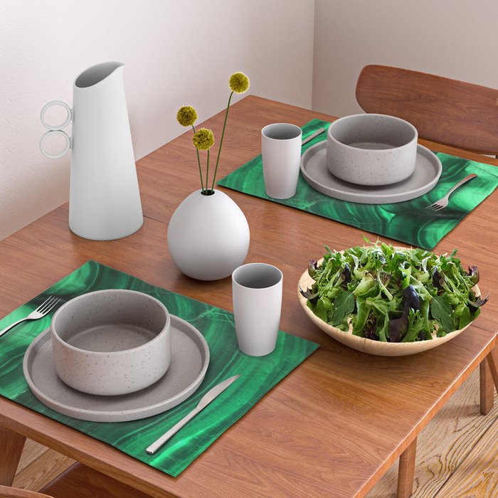 Malachite Texture Placemat Gallery Image 2