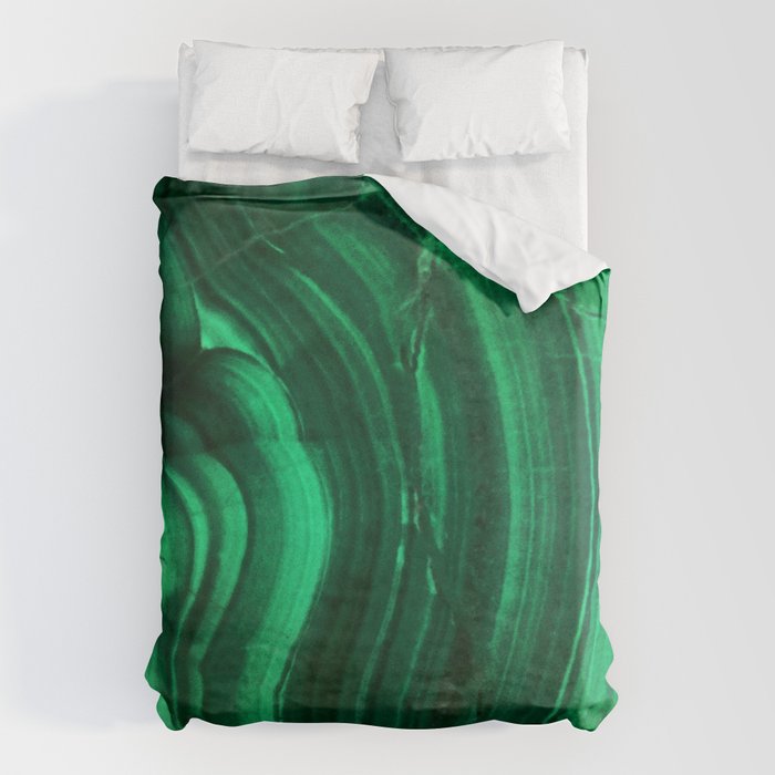 Malachite Texture Duvet Cover Gallery Image 1