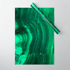 Malachite Texture Wrapping Paper Gallery Image 1